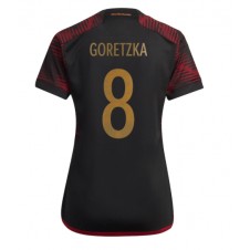 Tyskland Leon Goretzka #8 Bortedrakt Kvinner VM 2022 Kortermet